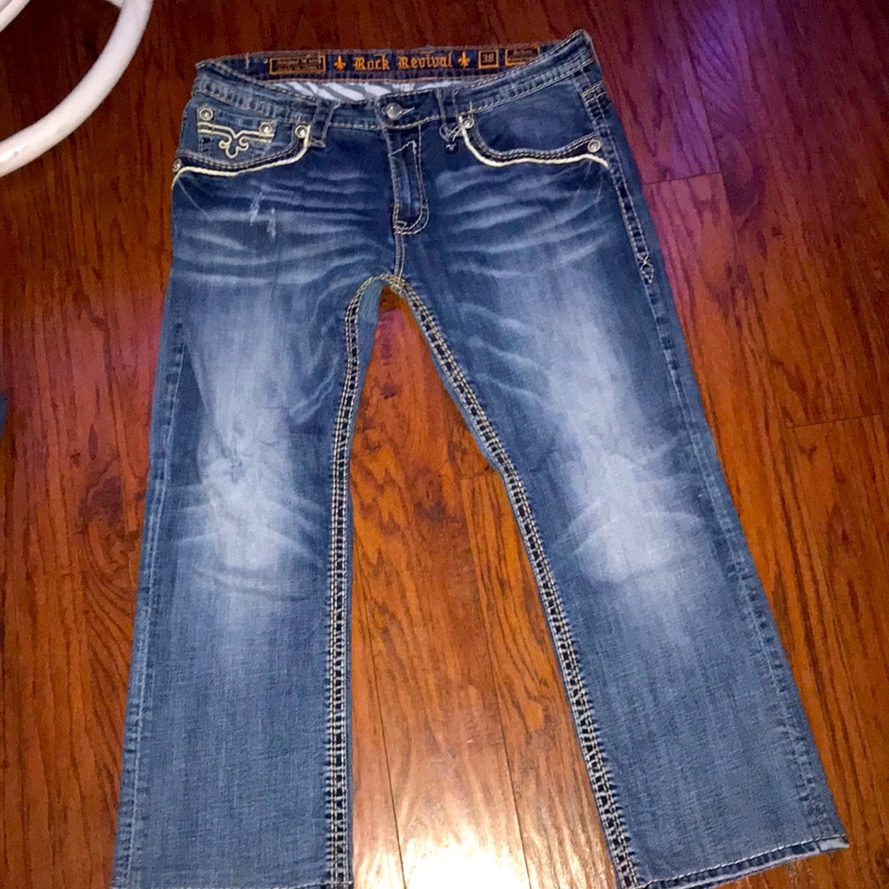 Men’s Rock Revival Buckle jeans